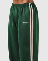 2Line Side Tape Track Pants - Green