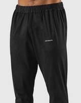 Stretch Nylon Wappen Vintage Long Pants - Black