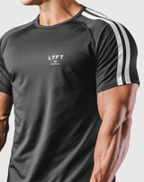 Slim Fit 2 Line T-Shirt 2 - Black