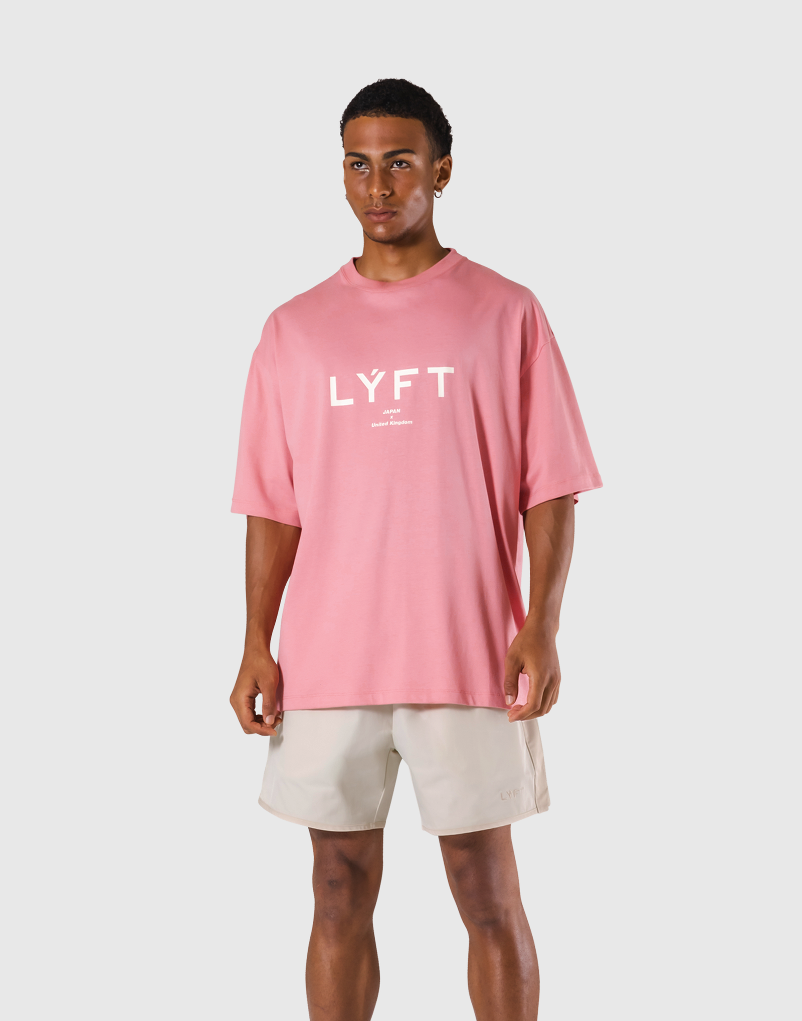 LÝFT Logo Big T-Shirt V.2 - Pink