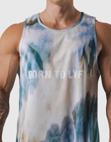 BTL Graphic Mesh Tanktop - L.Blue