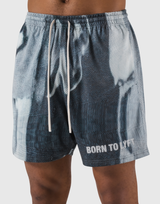 BTL Graphic Mesh Shorts - Black