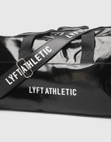 LÝFT 2Way Enamel Duffle Bag - Black