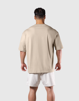 LÝFT Logo Big T-Shirt V.2 - Beige