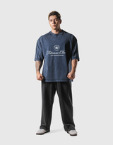 Vintage Emblem Extra Big T-Shirt - Navy