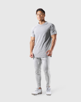 Slim Fit 2 Line T-Shirt 2 - Grey