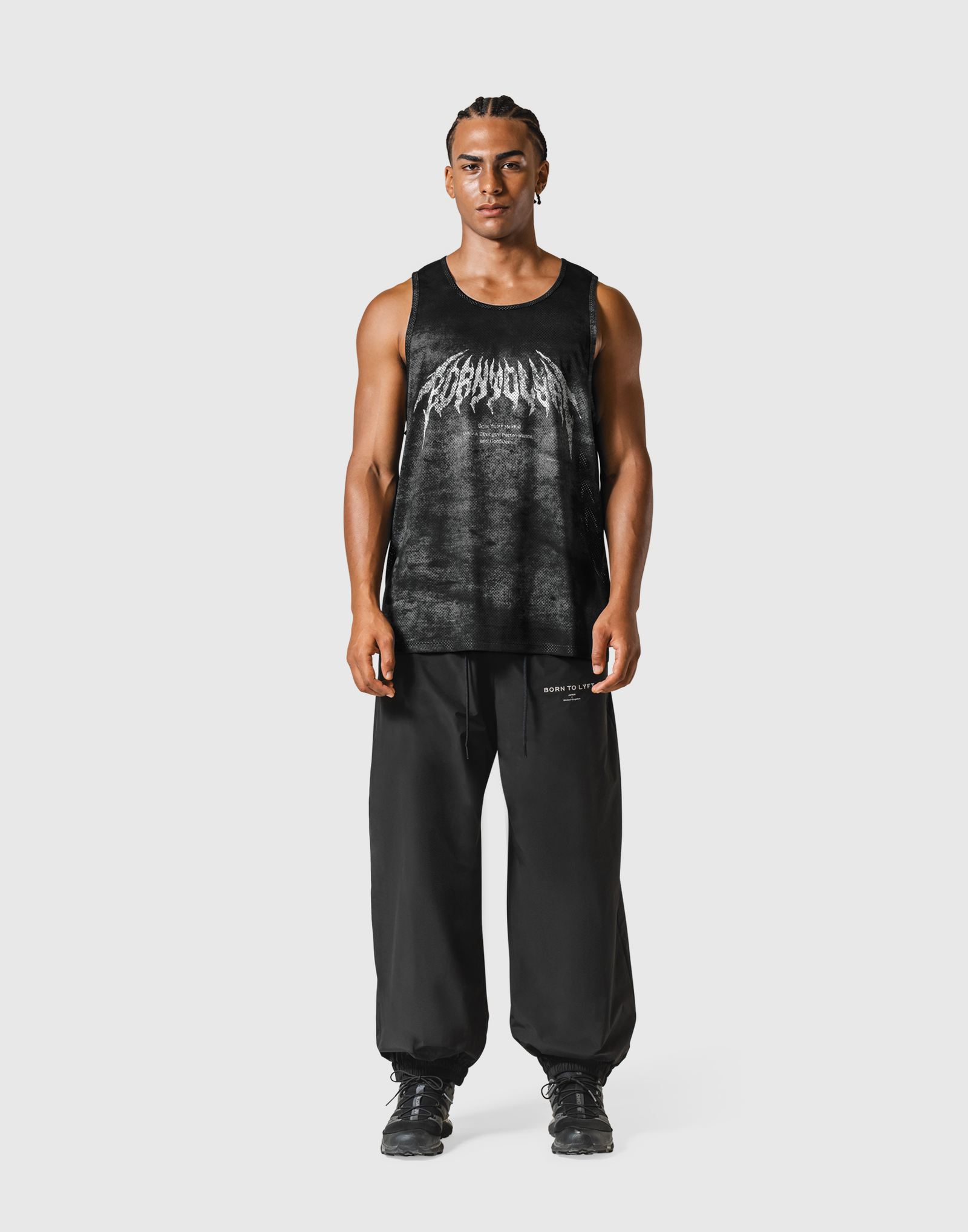 Death Metal Logo Vintage Mesh Tanktop - Black – LÝFT