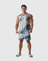 BTL Graphic Mesh Tanktop - L.Blue