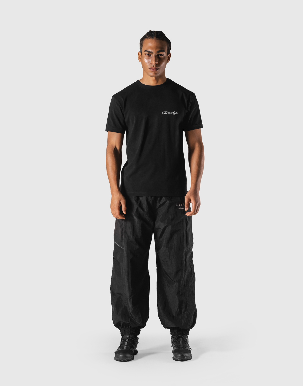 LÝFT Ringer T-Shirt - Black