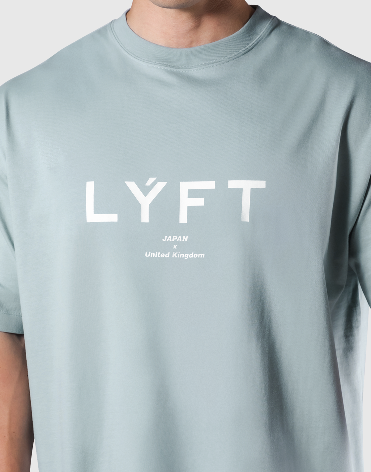 LÝFT Logo Big T-Shirt V.2 - L.Blue