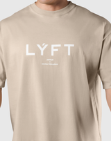 LÝFT Logo Big T-Shirt V.2 - Beige