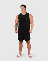 LÝS Logo Pile Tanktop - Black