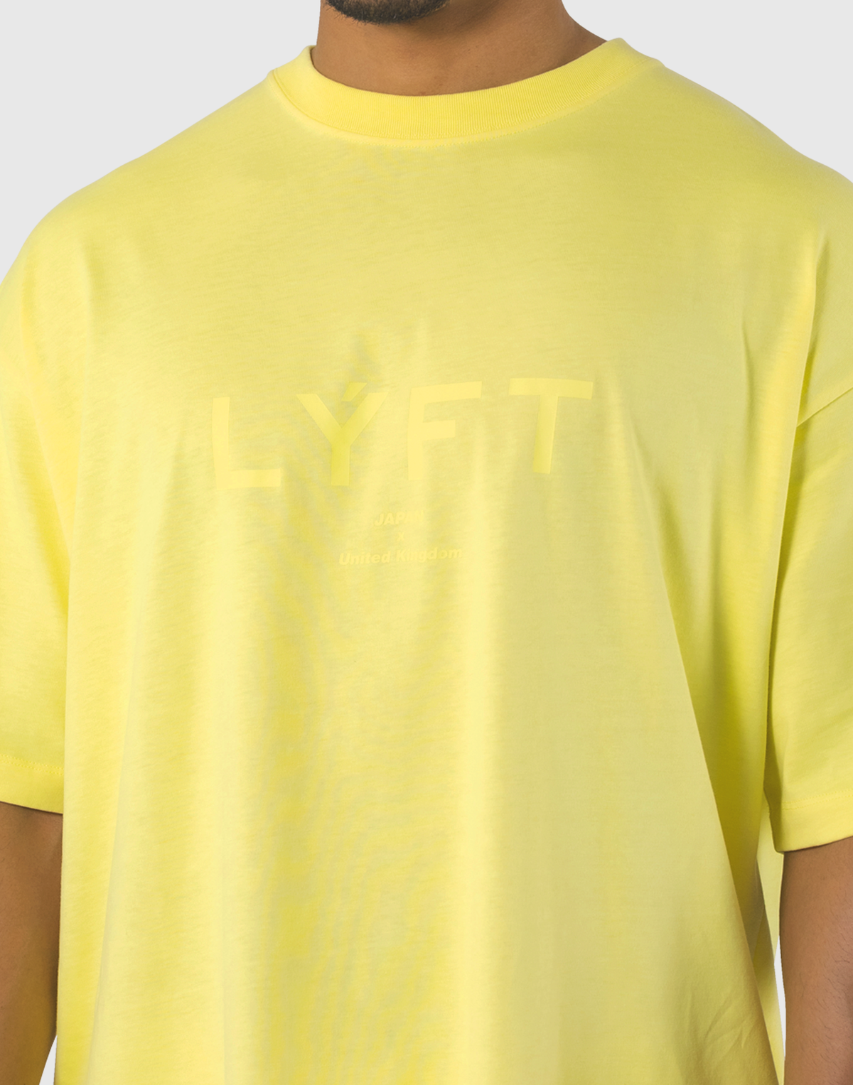 LÝFT Logo Big T-Shirt V.2 - Yellow