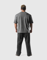 Herculean Graphic Vintage Big T-Shirt - D.Grey