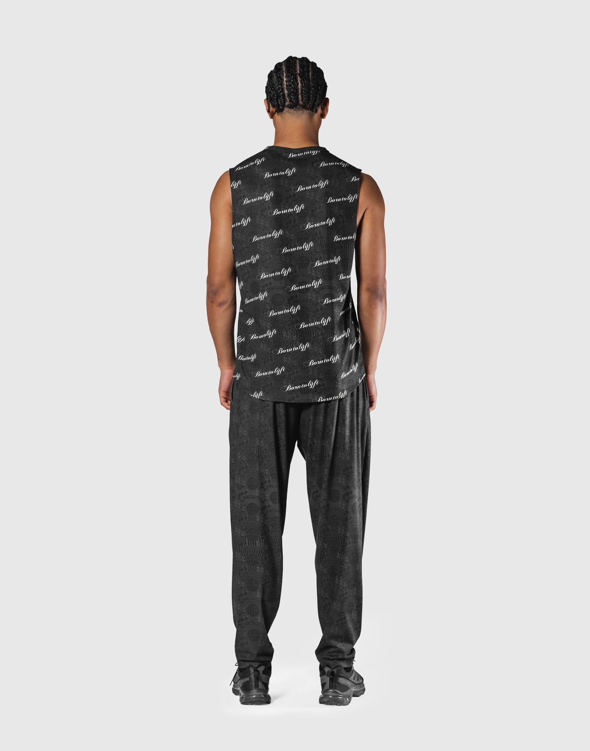 Stretch Loose Fit Tanktop - Black Special