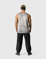 Death Metal Logo Vintage Mesh Tanktop - Ivory