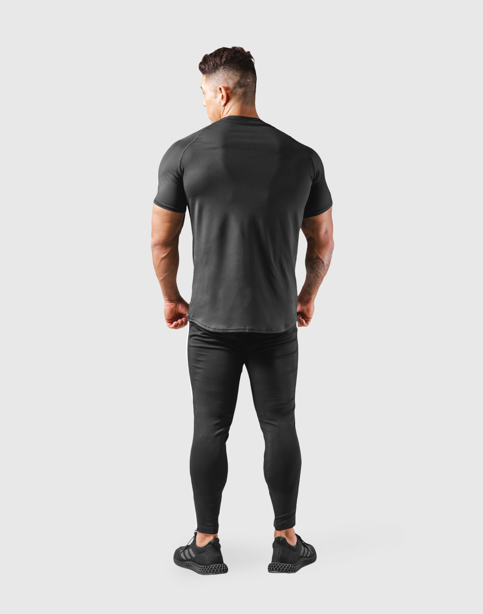 Slim Fit 2 Line T-Shirt 2 - Black – LÝFT