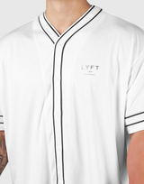 LÝFT Mesh Baseball Shirt - Ivory