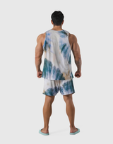 BTL Graphic Mesh Tanktop - L.Blue