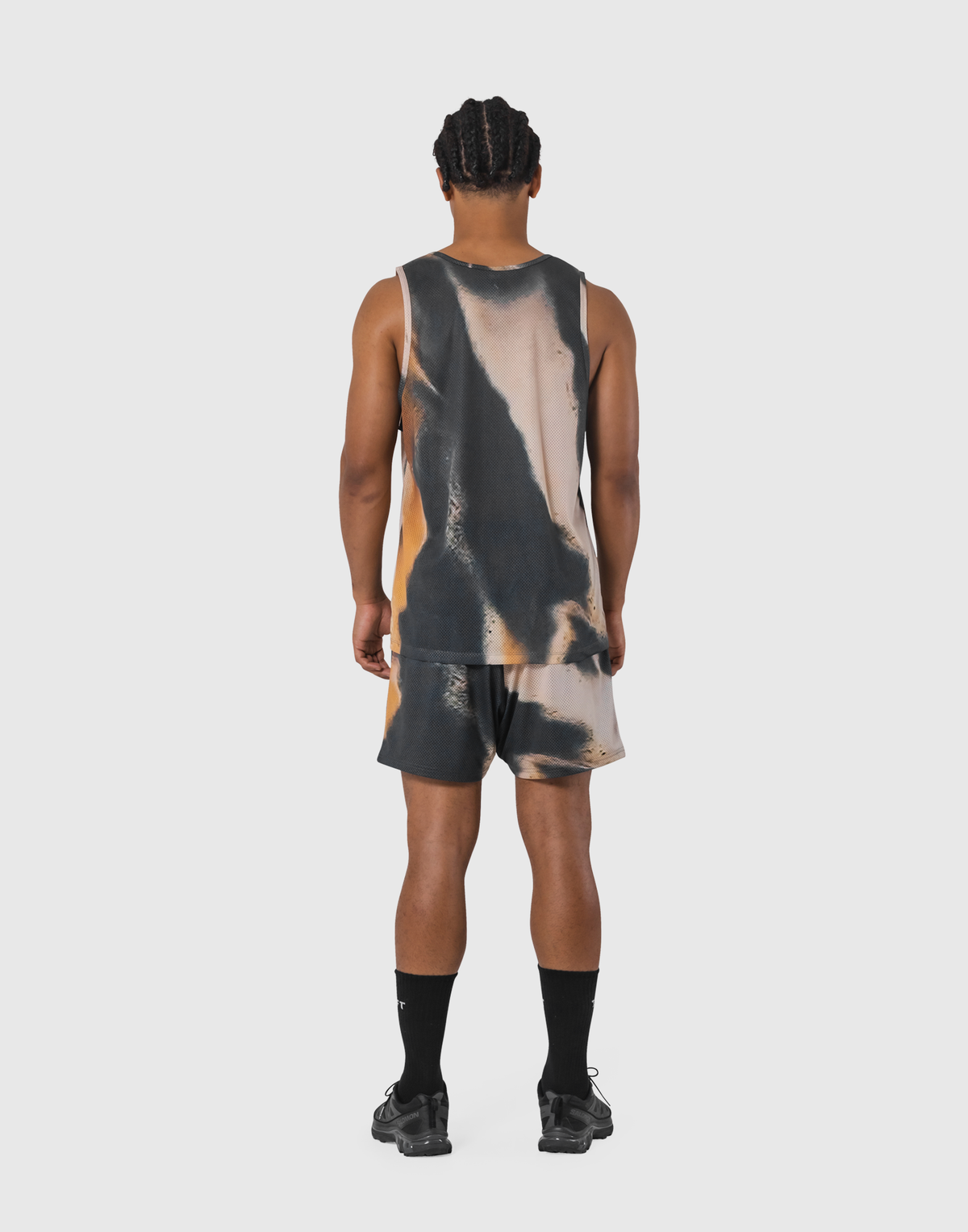BTL Graphic Mesh Tanktop - Brown