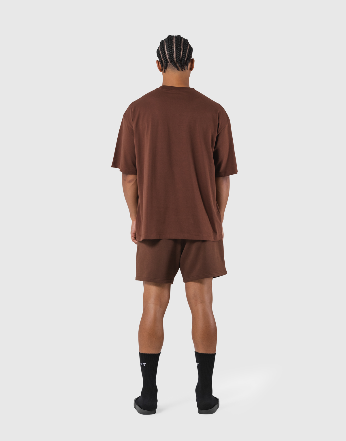LÝFT Logo Big T-Shirt V.2 - Brown