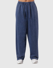 Vintage Sweat Wide Pants - Navy