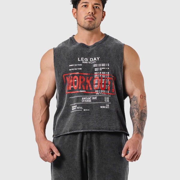 Leg Day Vintage Box Tanktop - Black – LÝFT