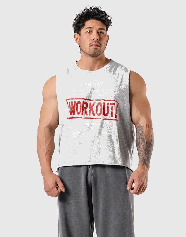Leg Day Vintage Box Tanktop - Grey – LÝFT