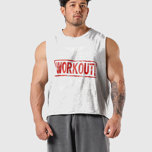 Leg Day Vintage Box Tanktop - Grey – LÝFT