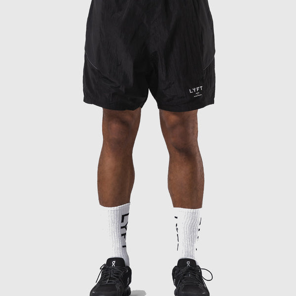 LYFT/リフト Vフォームショートパンツ ブラック V-Form Wide Shorts - Black – LÝFT