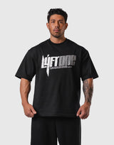 LÝFT ONE Graphic Big T-Shirt - Black