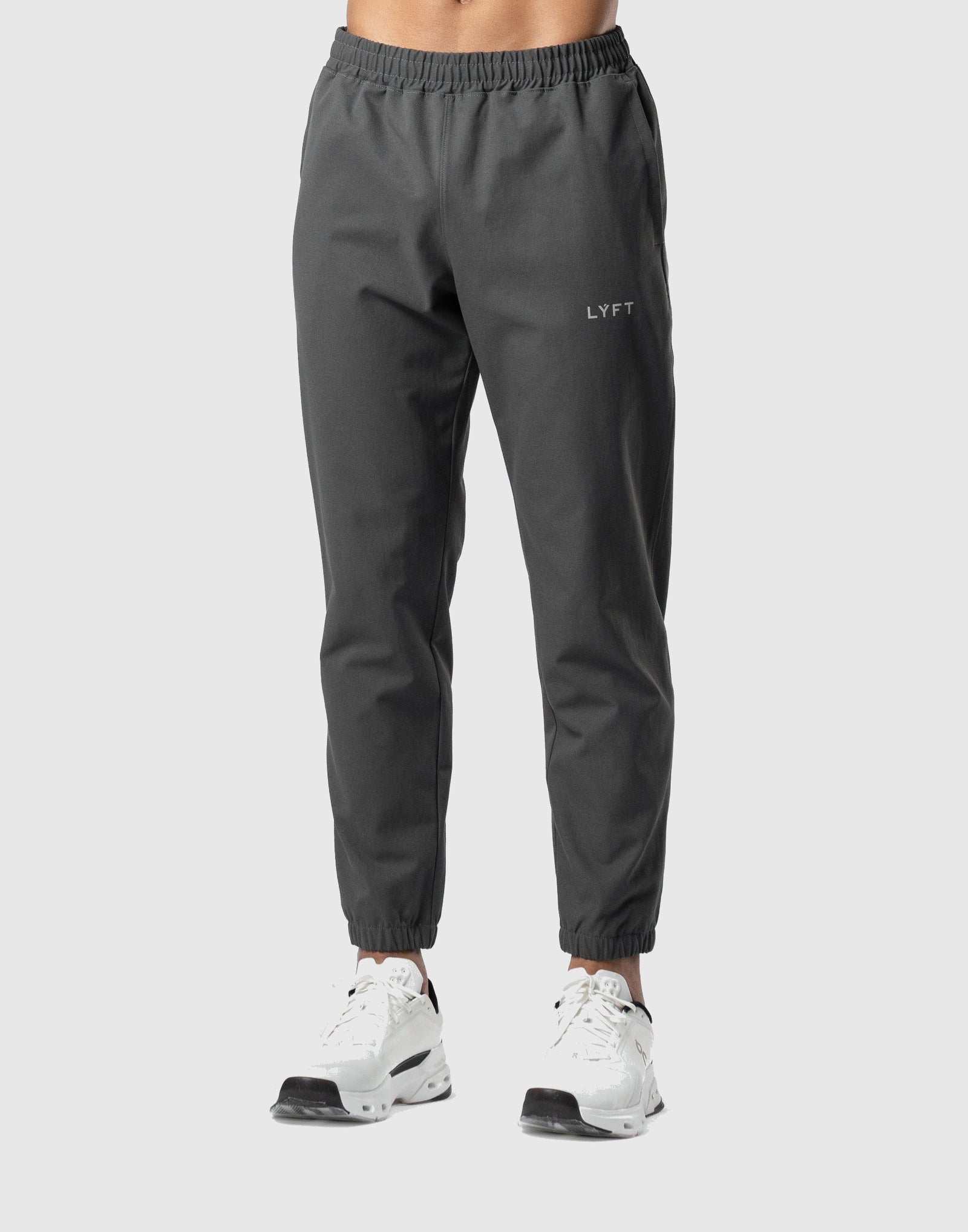 完売品　LYFT リフト Long Pants-Gray Reflector LÝFT Logo Straight Long Pants - D.Grey