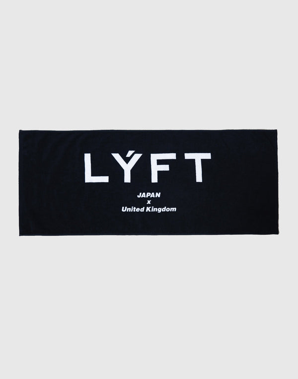 LÝFT Logo Towel - Black