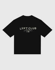 LÝFT CLUB Logo Big T-Shirt - Black