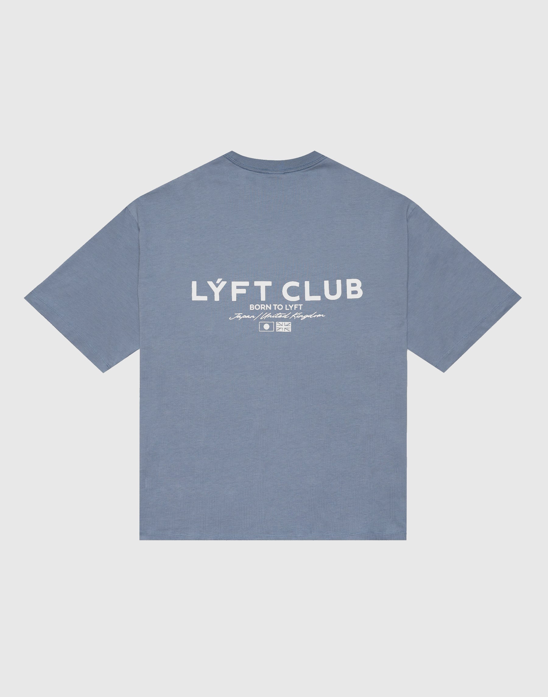 LÝFT CLUB Logo Big T-Shirt - Ivory