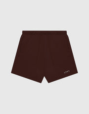 LÝFT Logo Sweat Shorts - Brown
