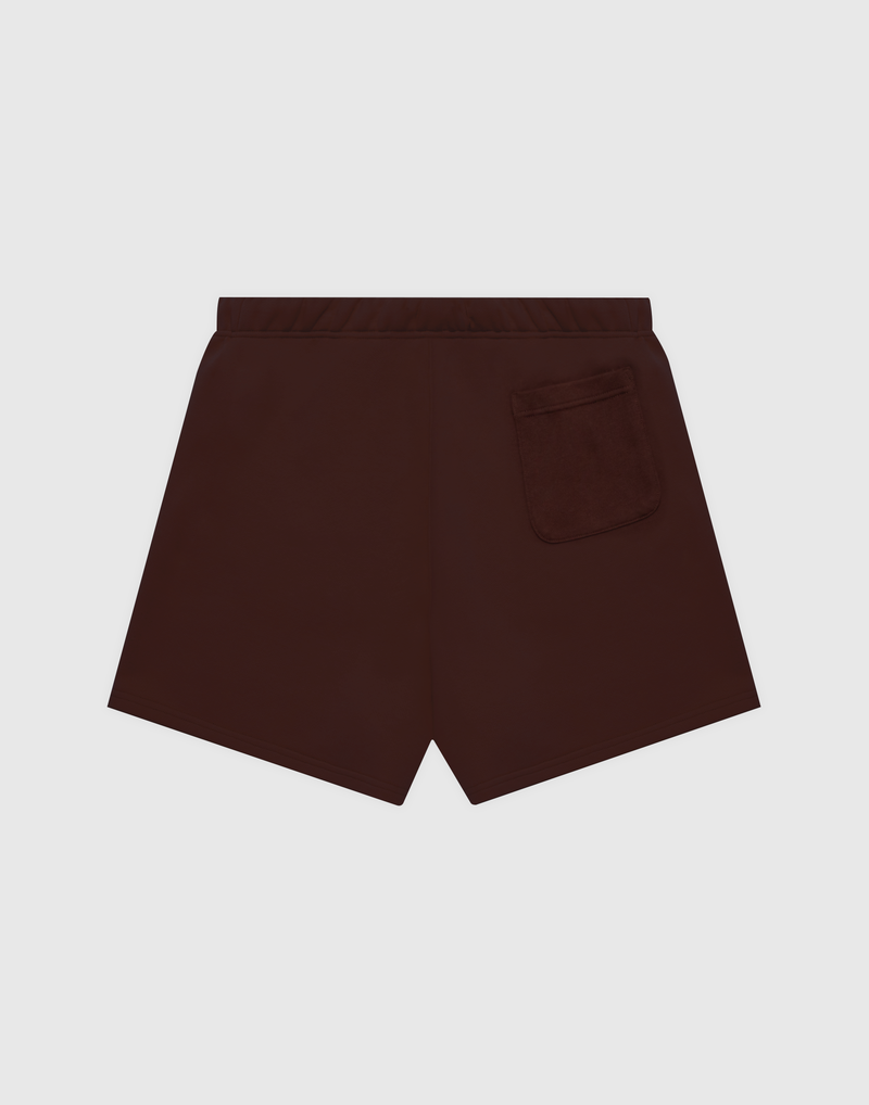 LÝFT Logo Sweat Shorts - Brown