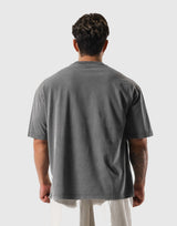 Eagle Graphic Vintage Big T-Shirt - D.Grey