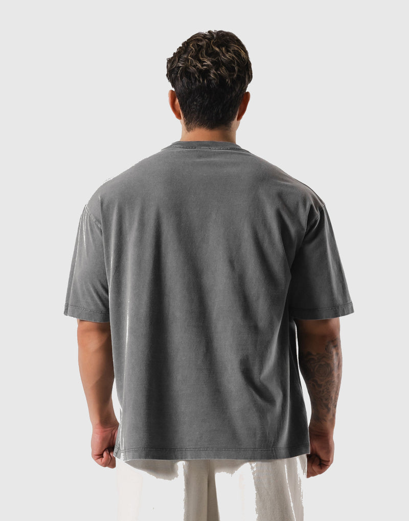 Eagle Graphic Vintage Big T-Shirt - D.Grey – LÝFT