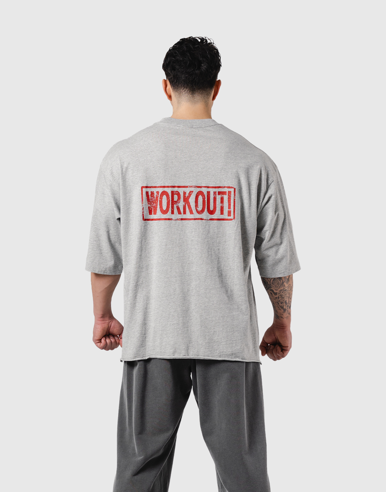 Leg Day Vintage Extra Big T-Shirt - Grey – LÝFT