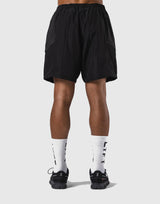 V-Form Wide Shorts - Black