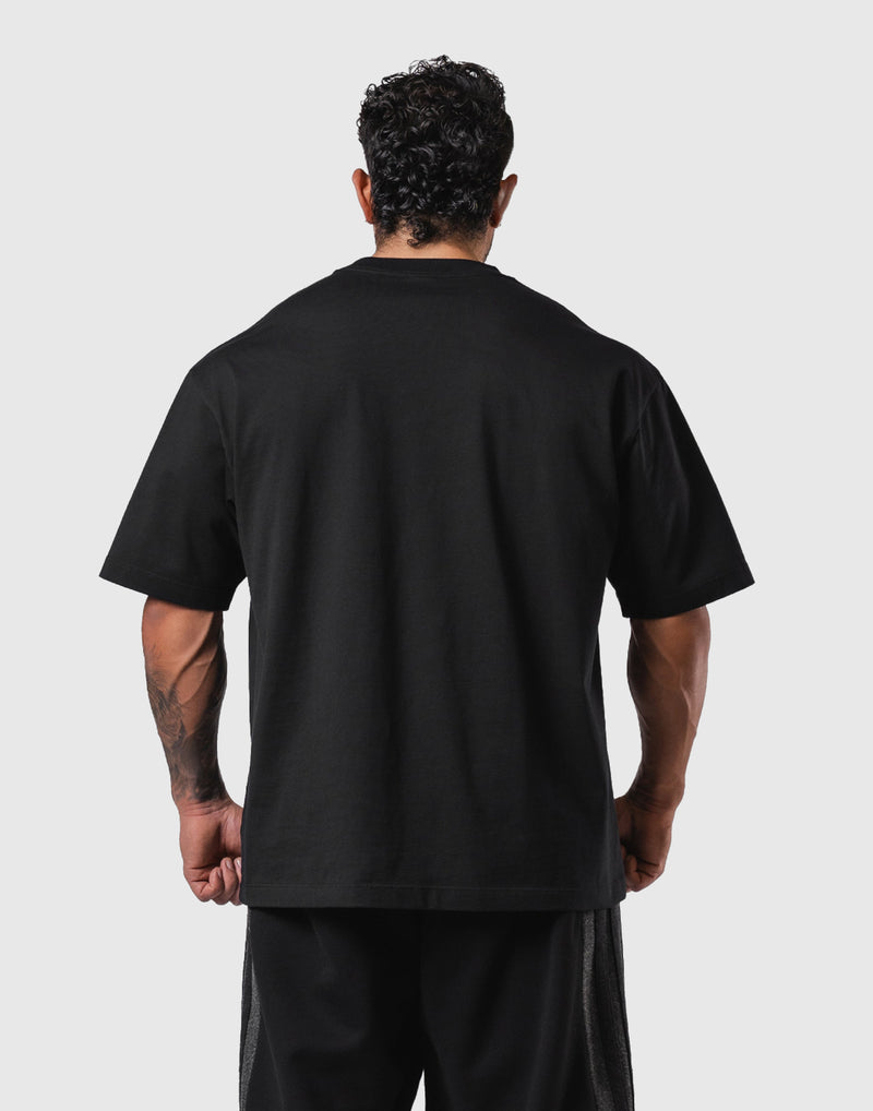 LÝFT ONE Graphic Big T-Shirt - Black