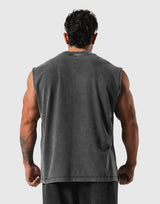 Eagle Graphic Vintage Tanktop - Black