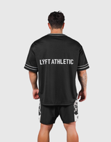 LÝFT Mesh Baseball Shirt - Black