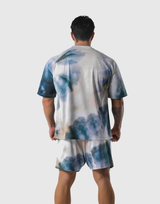 BTL Graphic Mesh T-Shirt - L.Blue
