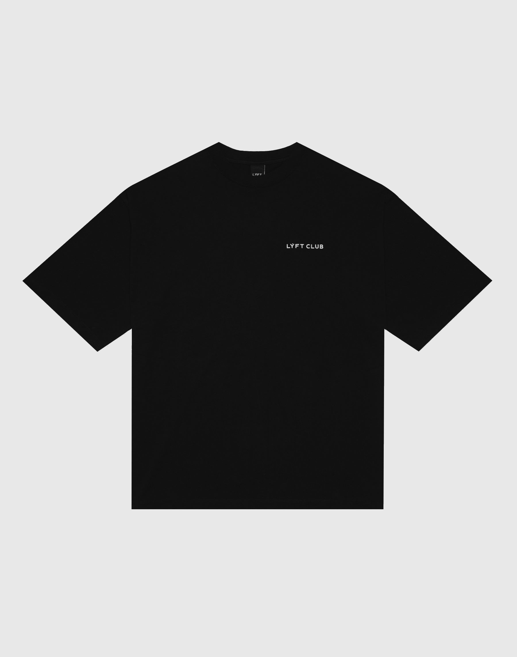 LÝFT CLUB Logo Big T-Shirt - Black