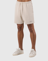 LÝFT Logo Sweat Shorts - Beige