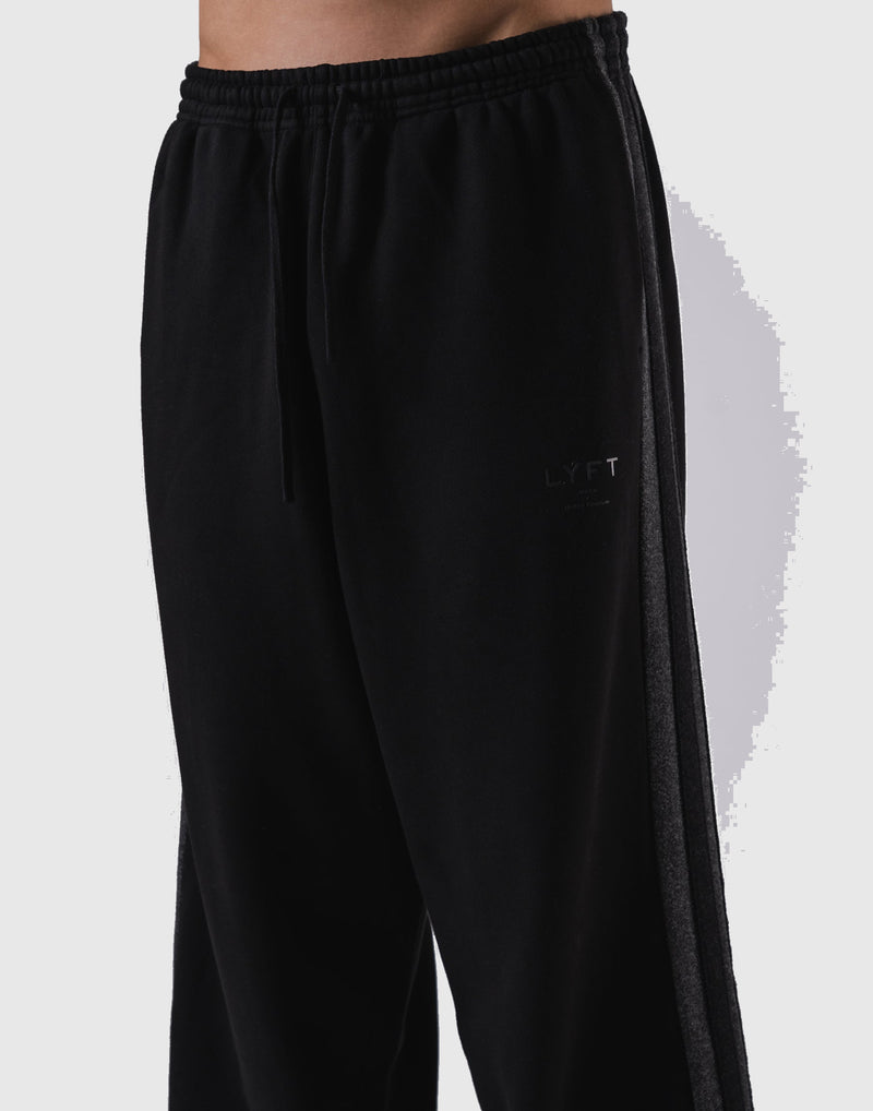 2Line Wide Sweat Pants - Black Special – LÝFT