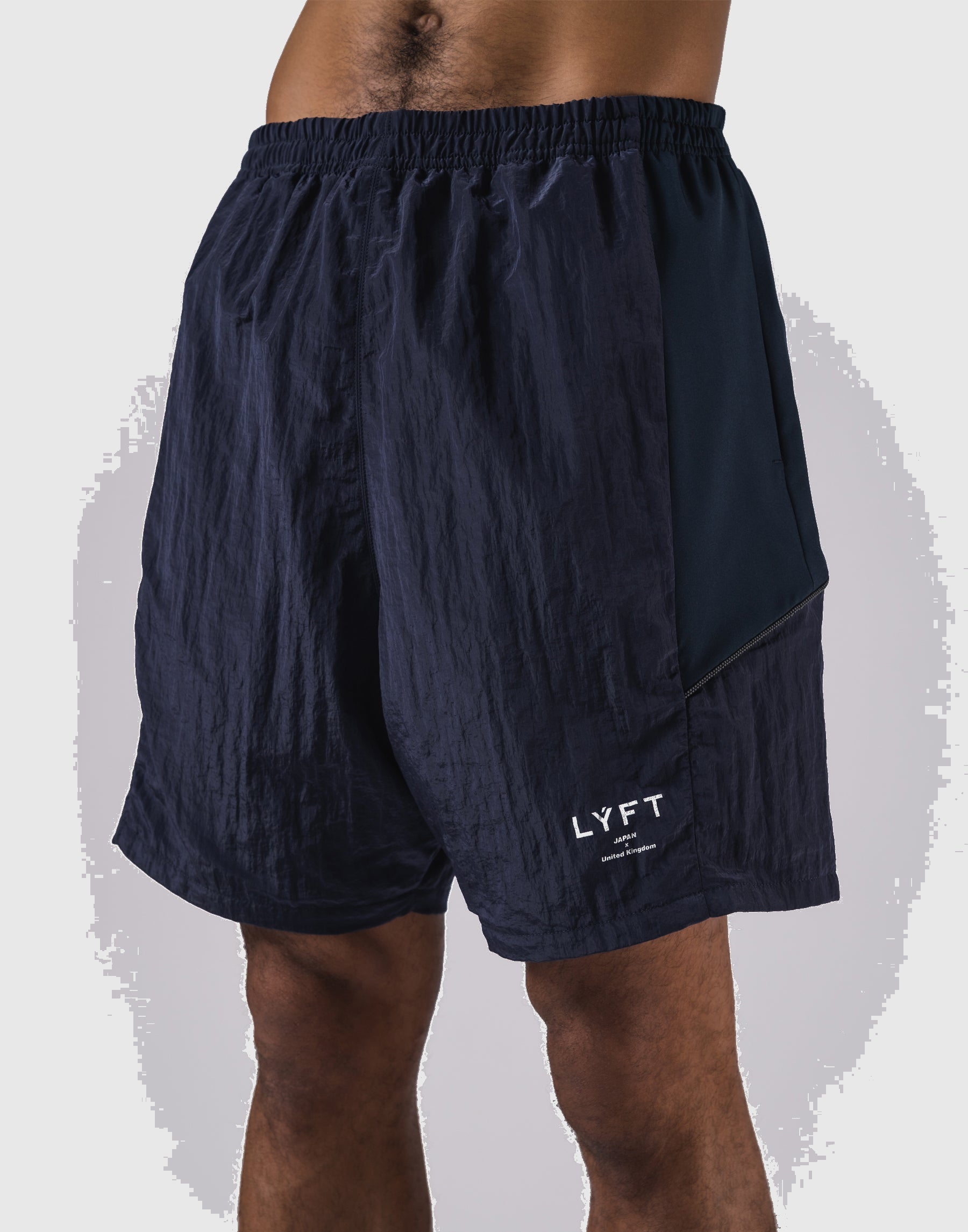 V-Form Wide Shorts - Navy – LÝFT