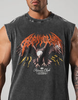 Eagle Graphic Vintage Tanktop - Black